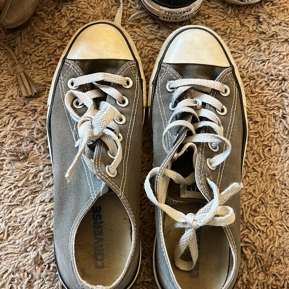 Grey Converse Shoes